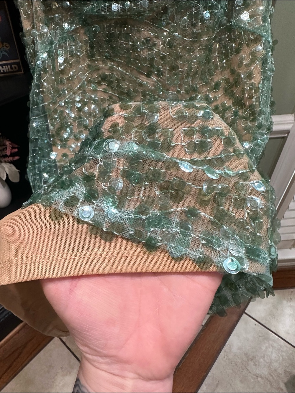 Fashion Nova “Mermaid Kisses” Sequin Mini Dress – Mint – Size XL – NWOT - Picture 9 of 14